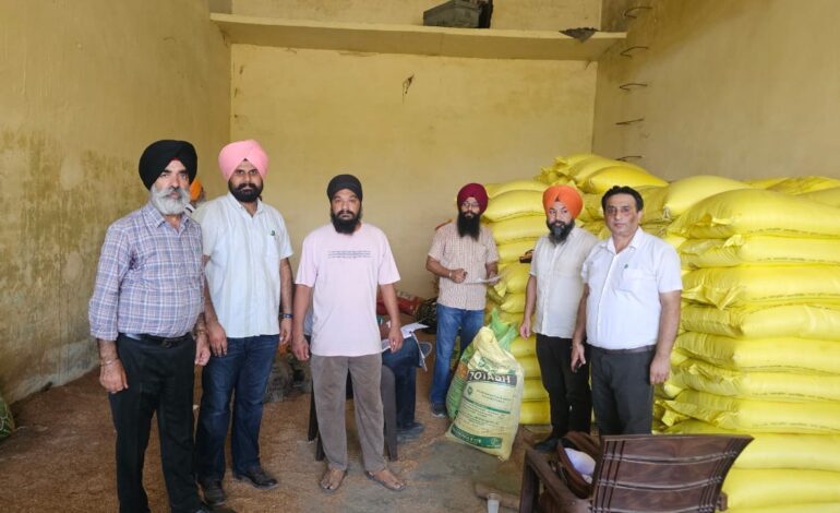 ਖੇਤੀਬਾੜੀ ਵਿਭਾਗ ਦੀ ਟੀਮ ਵੱਲੋਂ ਖਾਦ ਸਟੋਰ ‘ਤੇ ਛਾਪੇਮਾਰੀ