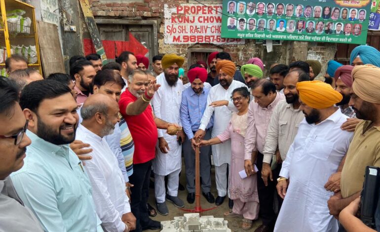 ਧੂਰੀ ਸ਼ਹਿਰ ਦੇ ਵਿਕਾਸ ਅਤੇ ਸੁੰਦਰੀ ਕਰਨ ਦੇ ਪਹਿਲੇ ਗੇੜ ਦੀ ਸ਼ੁਰੂਆਤ