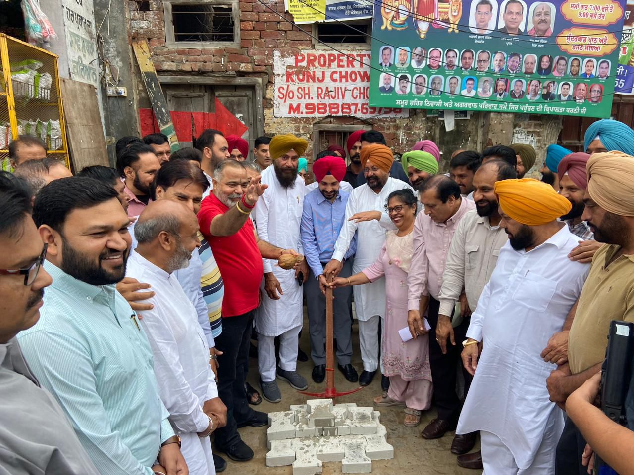 ਧੂਰੀ ਸ਼ਹਿਰ ਦੇ ਵਿਕਾਸ ਅਤੇ ਸੁੰਦਰੀ ਕਰਨ ਦੇ ਪਹਿਲੇ ਗੇੜ ਦੀ ਸ਼ੁਰੂਆਤ