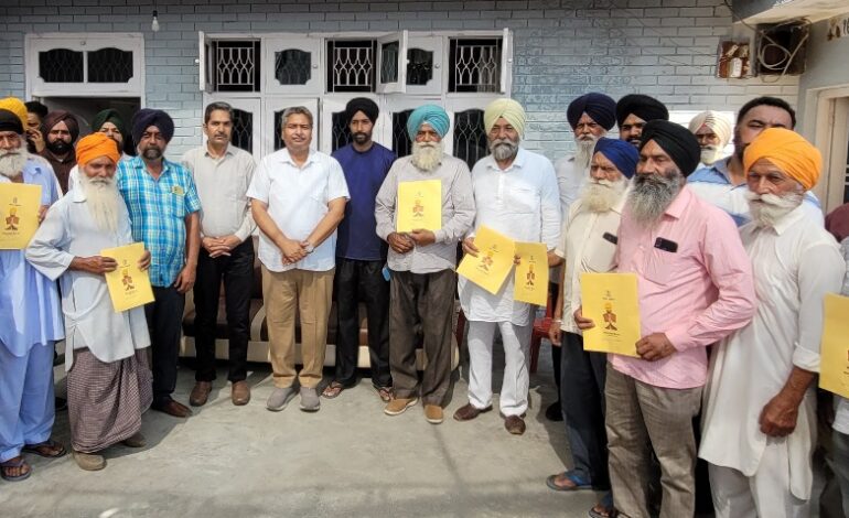 ਹਲਕਾ ਇੰਚਾਰਜ ਸ਼ਮਸ਼ੇਰ ਸਿੰਘ ਨੇ ਹੜ੍ਹ ਪ੍ਰਭਾਵਿਤ ਕਿਸਾਨਾਂ ਨੂੰ 36.16 ਲੱਖ ਰੁਪਏ ਦੀ ਮੁਆਵਜਾ ਰਾਸ਼ੀ ਵੰਡੀ
