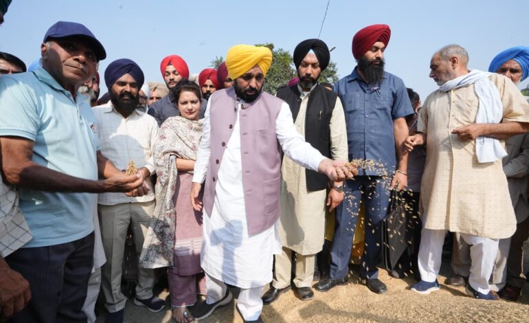 ਸੂਬੇ ਵਿੱਚ ਹੁਣ ਤੱਕ 61.01 ਲੱਖ ਮੀਟ੍ਰਿਕ ਟਨ ਝੋਨਾ ਖਰੀਦਿਆ, ਕਿਸਾਨਾਂ ਨੂੰ 13073 ਕਰੋੜ ਰੁਪਏ ਦੀ ਅਦਾਇਗੀ-ਮੁੱਖ ਮੰਤਰੀ