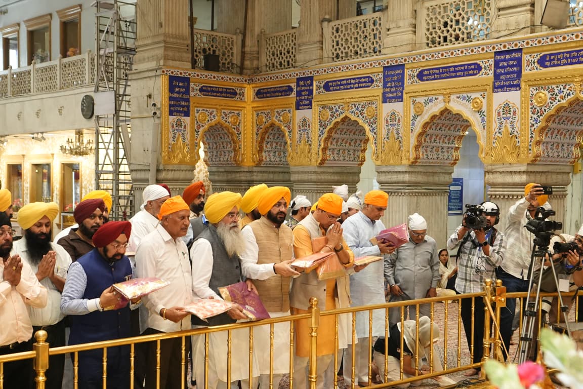 ਸ੍ਰੀ ਗੁਰੂ ਤੇਗ ਬਹਾਦਰ ਸਾਹਿਬ ਜੀ ਦੇ 350ਵੇਂ ਸ਼ਹੀਦੀ ਦਿਹਾੜੇ ਨੂੰ ਸਮਰਪਿਤ ਸਮਾਗਮਾਂ ਦੀ ਸ਼ੁਰੂਆਤ ਲਈ ਭਗਵੰਤ ਮਾਨ ਸਰਕਾਰ ਨੇ ਗੁਰੂ ਸਾਹਿਬ ਤੋਂ ਲਿਆ ਅਸ਼ੀਰਵਾਦ