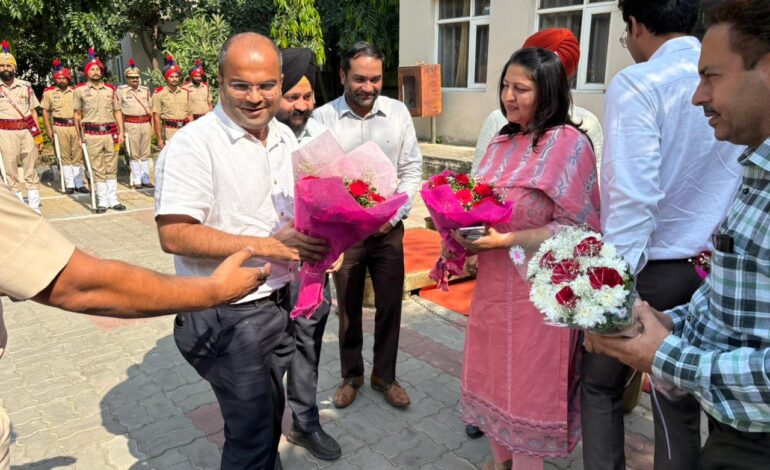 ਆਦਿੱਤਿਆ ਉੱਪਲ ਨੇ ਡਿਪਟੀ ਕਮਿਸ਼ਨਰ ਗੁਰਦਾਸਪੁਰ ਦਾ ਸੰਭਾਲਿਆ ਅਹੁੱਦਾ