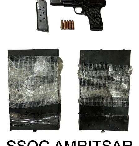 ਅੰਮ੍ਰਿਤਸਰ ਵਿੱਚ ਦੋ ਆਈਈਡੀਜ਼, ਇੱਕ ਪਿਸਤੌਲ ਸਮੇਤ ਅੱਤਵਾਦੀ ਮਾਡਿਊਲ ਦਾ ਮੁੱਖ ਸੰਚਾਲਕ ਕਾਬੂ