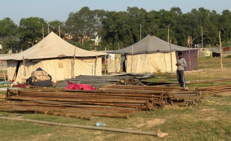 ਸ੍ਰੀ ਆਨੰਦਪੁਰ ਸਾਹਿਬ ਵਿਖੇ ਰੋਜ਼ਾਨਾ 12 ਹਜ਼ਾਰ ਸੰਗਤ ਦੇ ਠਹਿਰਣ ਲਈ ਟੈਂਟ ਸਿਟੀ ਬਣਨੀ ਸ਼ੁਰੂ: ਸੌਂਦ