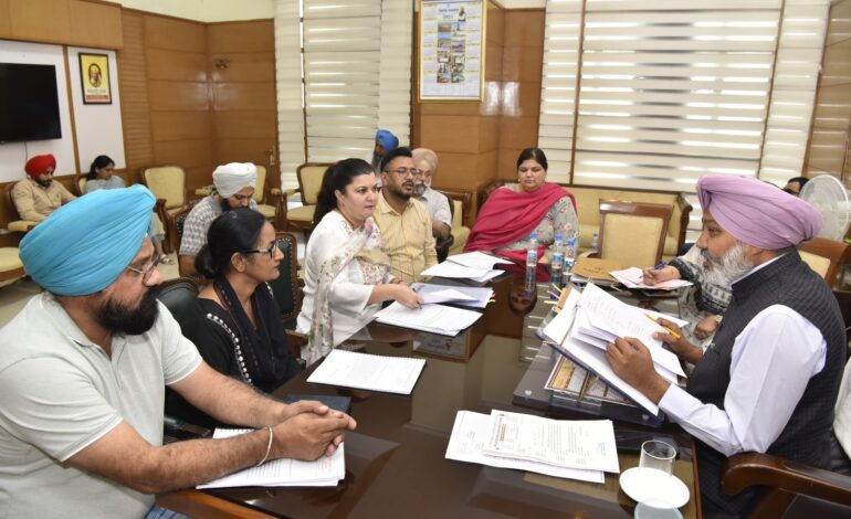 ਵਿੱਤ ਮੰਤਰੀ ਹਰਪਾਲ ਸਿੰਘ ਚੀਮਾ ਵੱਲੋਂ 15 ਮੁਲਾਜ਼ਮ ਜਥੇਬੰਦੀਆਂ ਨਾਲ ਮੁਲਾਕਾਤ