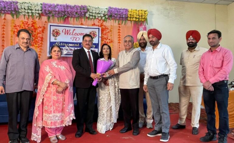 ਸਿਵਲ ਹਸਪਤਾਲ ਗੁਰਦਾਸਪੁਰ ਦੇ ਐਸਐਮਓ ਡਾਕਟਰ ਅਰਵਿੰਦ ਮਹਾਜਨ  ਹੋਏ ਸੇਵਾ ਮੁਕਤ