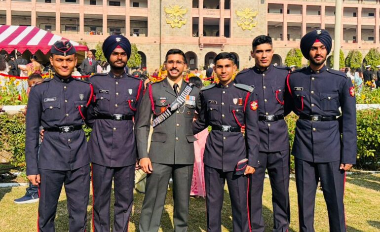 ਮਹਾਰਾਜਾ ਰਣਜੀਤ ਸਿੰਘ ਪ੍ਰੈਪਰੇਟਰੀ ਇੰਸਟੀਚਿਊਟ ਦੇ ਛੇ ਕੈਡਿਟਾਂ ਨੇ ਐਨ.ਡੀ.ਏ. ਤੋਂ ਗ੍ਰੈਜੂਏਸ਼ਨ ਕੀਤੀ ਮੁਕੰਮਲ