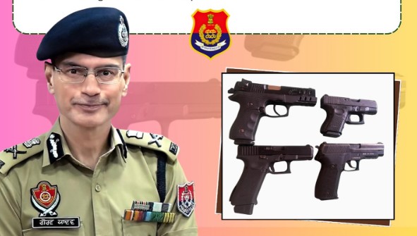 ਜ਼ਿਲ੍ਹਾ ਗੁਰਦਾਸਪੁਰ ਦੇ ਕਸਬਾ ਕਲਾਨੌਰ ਨਾਲ ਸੰਬੰਧਿਤ ਜੱਗੂ ਭਗਵਾਨਪੁਰੀਆ ਗੈਂਗ ਦੇ ਦੋ ਮੈਂਬਰ ਹੁਸ਼ਿਆਰਪੁਰ ਪੁਲਿਸ ਵੱਲੋਂ ਆਧੁਨਿਕ ਹਥਿਆਰਾਂ ਸਮੇਤ ਕਾਬੂ