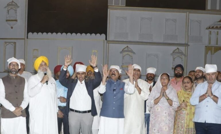 ਨੌਵੇਂ ਪਾਤਸ਼ਾਹ ਜੀ ਦੇ 350ਵੇਂ ਸ਼ਹੀਦੀ ਦਿਹਾੜੇ ਨੂੰ ਸਮਰਪਿਤ ਸਮਾਗਮ