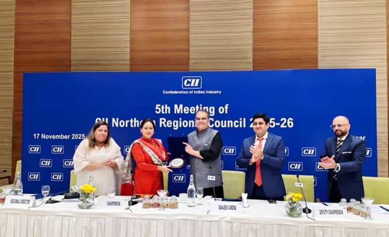 ਉਦਯੋਗ ਮੰਤਰੀ ਵੱਲੋਂ ਐਗਜ਼ਿਬਿਸ਼ਨ ਸੈਂਟਰਾਂ, ਪਾਵਰ ਰੋਡਮੈਪ ਦੀ ਘੋਸ਼ਣਾ; ਸੀਆਈਆਈ ਨਾਰਦਰਨ ਰੀਜਨ ਮੀਟਿੰਗ ਵਿੱਚ ਸੁਜਾਨ ਵੱਲੋਂ ਅੰਮ੍ਰਿਤਸਰ ਵਿੱਚ ₹150 ਕਰੋੜ ਦੀ ਨਿਵੇਸ਼ ਵਚਨਬੱਧਤਾ