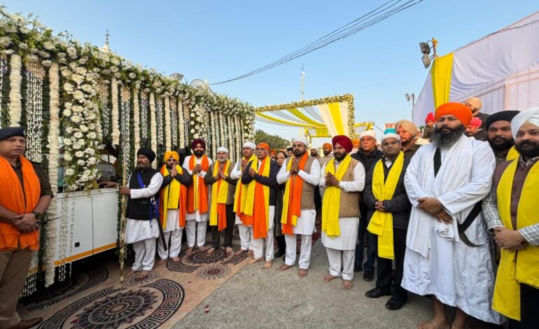 ਹਿੰਦ ਦੀ ਚਾਦਰ, ਨੌਵੇਂ ਪਾਤਸ਼ਾਹ ਸ੍ਰੀ ਗੁਰੂ ਤੇਗ਼ ਬਹਾਦਰ ਸਾਹਿਬ ਜੀ ਦੀ 350 ਸਾਲਾ ਸ਼ਹੀਦੀ ਸ਼ਤਾਬਦੀ ਨੂੰ ਸਮਰਪਿਤ ਪੰਜਾਬ ਸਰਕਾਰ ਵੱਲੋਂ ਗੁਰਦਾਸਪੁਰ ਤੋਂ ਅਲੌਕਿਕ ਨਗਰ ਕੀਰਤਨ ਸਜਾਇਆ