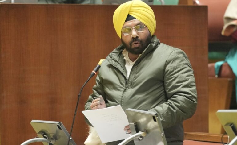 ਮਨਰੇਗਾ ਯੋਜਨਾ ਨੂੰ ਖਤਮ ਕਰਨਾ ਗ਼ਰੀਬਾਂ ਨੂੰ ਰੋਟੀ ਤੋਂ ਵਾਂਝੇ ਕਰਨ ਦੀ ਚਾਲ: ਹਰਭਜਨ ਸਿੰਘ ਈ.ਟੀ.ਓ.