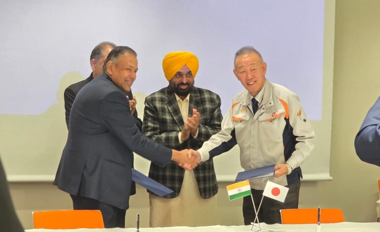 ਜਾਪਾਨ ਦੌਰੇ ਦੇ ਤੀਜੇ ਦਿਨ ਮੁੱਖ ਮੰਤਰੀ ਨੇ ਸੂਬੇ ਲਈ 500 ਕਰੋੜ ਰੁਪਏ ਦਾ ਨਿਵੇਸ਼ ਸੁਰੱਖਿਅਤ ਕੀਤਾ