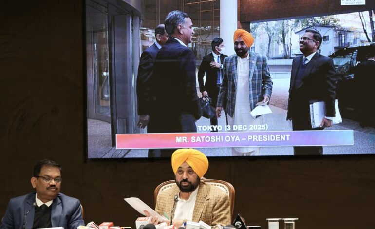 ਜਾਪਾਨ ਅਤੇ ਦੱਖਣੀ ਕੋਰੀਆ ਦਾ ਦੌਰਾ ਸੂਬੇ ਦੀ ਉਦਯੋਗਿਕ ਤਰੱਕੀ ਵਿੱਚ ਨਵਾਂ ਮੀਲ ਪੱਥਰ ਸਾਬਤ ਹੋਵੇਗਾ: ਮੁੱਖ ਮੰਤਰੀ