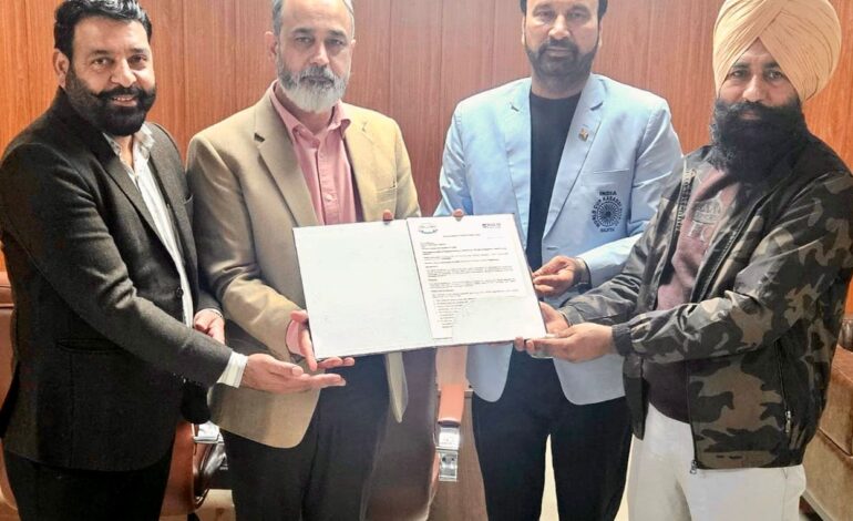 ਗੱਤਕੇ ਲਈ ਇਤਿਹਾਸਕ ਪੁਲਾਂਘ : ਨੀਲਮ ਯੂਨੀਵਰਸਿਟੀ ਤੇ ਐਨ.ਜੀ.ਏ.ਆਈ. ਵੱਲੋਂ ਗੱਤਕੇ ਦੇ ਵਿਕਾਸ ਲਈ ਭਾਈਵਾਲੀ