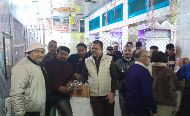 ਭਗਵਤ ਕਥਾ ਦੌਰਾਨ ਸ਼੍ਰੀ ਸਨਾਤਨ ਚੇਤਨਾ ਮੰਚ ਨੇ ਕੀਤੀ ਪ੍ਰਸ਼ਾਦ ਵੰਡਣ ਦੀ ਸੇਵਾ