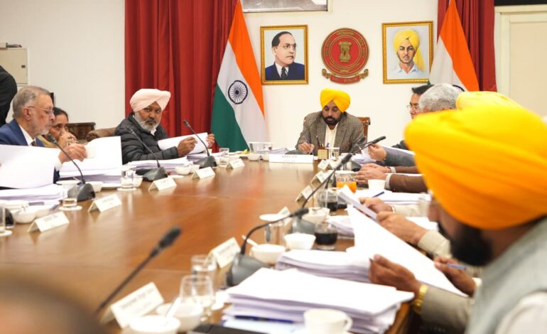 ਮੁੱਖ ਮੰਤਰੀ ਦੀ ਅਗਵਾਈ ਹੇਠ ਪੰਜਾਬ ਮੰਤਰੀ ਮੰਡਲ ਵੱਲੋਂ ਪੰਜਾਬ ਆਬਾਦੀ ਦੇਹ (ਰਿਕਾਰਡ ਆਫ਼ ਰਾਈਟਸ) ਐਕਟ, 2021 ਵਿੱਚ ਸੋਧ ਨੂੰ ਪ੍ਰਵਾਨਗੀ