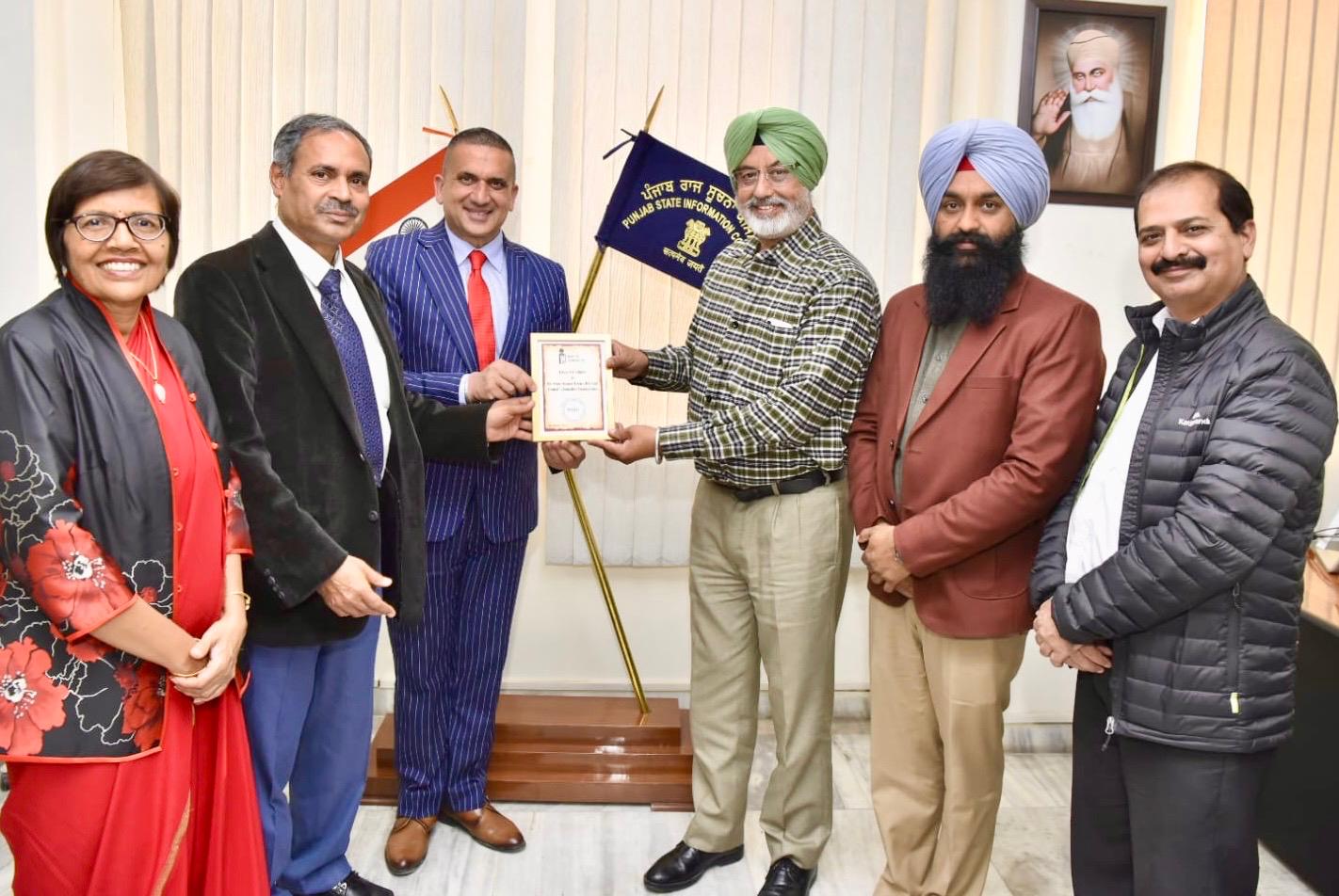 ਕੇਂਦਰੀ ਸੂਚਨਾ ਕਮਿਸ਼ਨਰ ਨੇ ਪੰਜਾਬ ਵਿੱਚ ਆਰ.ਟੀ.ਆਈ. ਐਕਟ ਲਾਗੂਕਰਨ ਦਾ ਜਾਇਜ਼ਾ ਲਿਆ