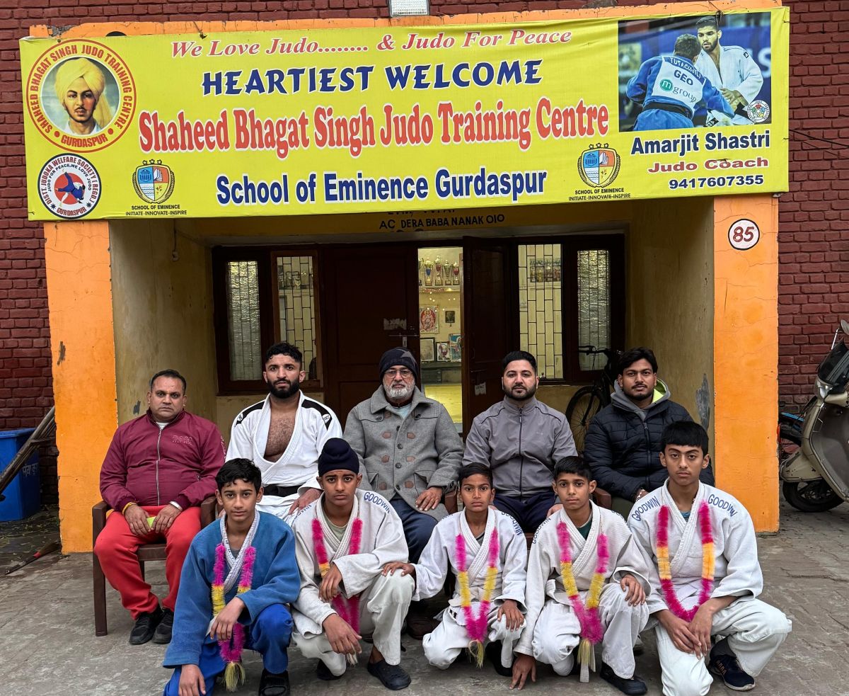 ਗੁਰਦਾਸਪੁਰ ਦੇ ਪੰਜ ਜੂਡੋ ਖਿਡਾਰੀਆਂ ਦੀ ਹੋਈ ਨੈਸ਼ਨਲ ਸਕੂਲਜ ਖੇਡਾਂ 2025-26 ਲਈ ਚੋਣ।