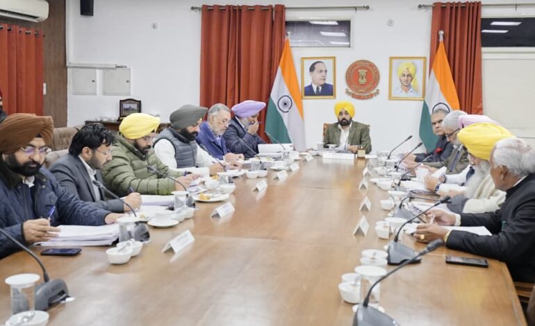 ਮੁੱਖ ਮੰਤਰੀ ਭਗਵੰਤ ਸਿੰਘ ਮਾਨ ਦੀ ਅਗਵਾਈ ਵਿੱਚ ਪੰਜਾਬ ਵਜ਼ਾਰਤ ਵੱਲੋਂ ਲਹਿਰਾਗਾਗਾ ਵਿਖੇ ਮੈਡੀਕਲ ਕਾਲਜ, ਡਿਜੀਟਲ ਓਪਨ ਯੂਨੀਵਰਸਿਟੀ ਨੀਤੀ ਅਤੇ ਹੋਰ ਲੋਕ ਪੱਖੀ ਫੈਸਲਿਆਂ ਨੂੰ ਹਰੀ ਝੰਡੀ