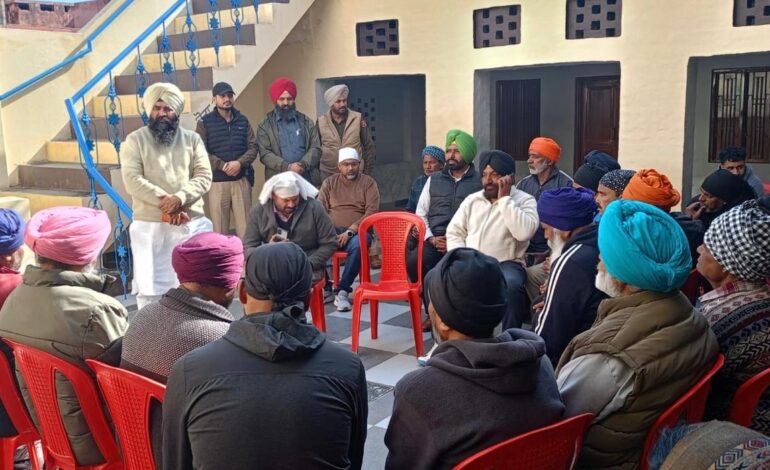 ਡਿਪਟੀ ਸਪੀਕਰ ਜੈ ਕ੍ਰਿਸ਼ਨ ਸਿੰਘ ਰੋੜੀ ਵੱਲੋਂ ਗੜ੍ਹਸ਼ੰਕਰ ਦੇ ਪਿੰਡਾਂ ‘ਚ ਲੋਕਾਂ ਨੂੰ ਮੁੱਖ ਮੰਤਰੀ ਸਿਹਤ ਬੀਮਾ ਯੋਜਨਾ ਬਾਰੇ ਕੀਤਾ ਗਿਆ ਜਾਗਰੂਕ