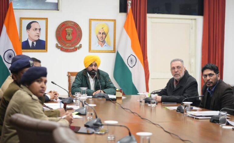 ਮੁੱਖ ਮੰਤਰੀ ਭਗਵੰਤ ਸਿੰਘ ਮਾਨ ਵੱਲੋਂ ‘ਯੁੱਧ ਨਸ਼ਿਆਂ ਵਿਰੁੱਧ’ ਦੇ ਦੂਜੇ ਪੜਾਅ ਦੀ ਪ੍ਰਗਤੀ ਦਾ ਜਾਇਜ਼ਾ; ਕਿਹਾ ਇਹ ਪੜਾਅ ਨਸ਼ਿਆਂ ਦੇ ਖ਼ਤਰੇ ਦੀ ਰੀੜ੍ਹ `ਤੇ ਵੱਡਾ ਹਮਲਾ ਕਰੇਗਾ