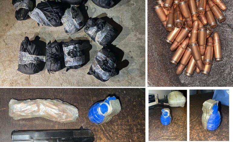 ਅੰਮ੍ਰਿਤਸਰ ਵਿੱਚ ਸਰਹੱਦ ਪਾਰੋਂ ਚੱਲ ਰਹੇ ਨਾਰਕੋ-ਅੱਤਵਾਦ ਨੈੱਟਵਰਕ ਦਾ ਪਰਦਾਫਾਸ਼; 42.9ਕਿਲੋਗ੍ਰਾਮ ਹੈਰੋਇਨ, 4ਹੈਂਡ ਗ੍ਰਨੇਡ, ਇੱਕ ਪਿਸਤੌਲ ਬਰਾਮਦ