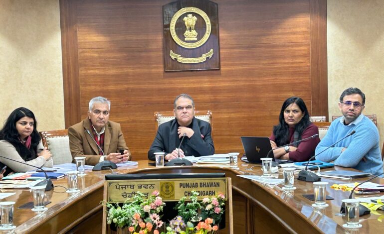 ਮੰਤਰੀ ਅਰੋੜਾ ਨੇ ਨਗਰ ਨਿਗਮ ਕਮਿਸ਼ਨਰਾਂ, ਸ਼ਹਿਰੀ ਵਿਕਾਸ ਦੇ ਏ.ਡੀ.ਸੀ. ਅਤੇ ਸੁਧਾਰ ਟਰੱਸਟਾਂ ਦੇ ਈ.ਓਜ਼ ਨਾਲ ਕੀਤੀ ਮੀਟਿੰਗ, ਸਥਾਨਕ ਸਰਕਾਰਾਂ ਦੇ ਸਾਰੇ ਕਾਰਜਾਂ ਦਾ ਲਿਆ ਜਾਇਜ਼ਾ