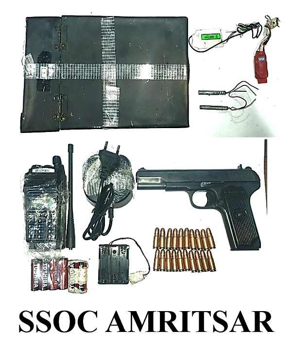 ਪੰਜਾਬ ਪੁਲਿਸ ਨੇ ਪਾਕਿ-ਅਧਾਰਤ ਮਾਡਿਊਲ ਦਾ ਪਰਦਾਫਾਸ਼ ਕਰਕੇ ਇੱਕ ਹੋਰ ਅੱਤਵਾਦੀ ਸਾਜ਼ਿਸ਼ ਨੂੰ ਕੀਤਾ ਨਾਕਾਮ; ਆਈਡੀ ਅਤੇ ਪਿਸਤੌਲ ਸਮੇਤ ਮੁਲਜ਼ਮ ਗ੍ਰਿਫ਼ਤਾਰ