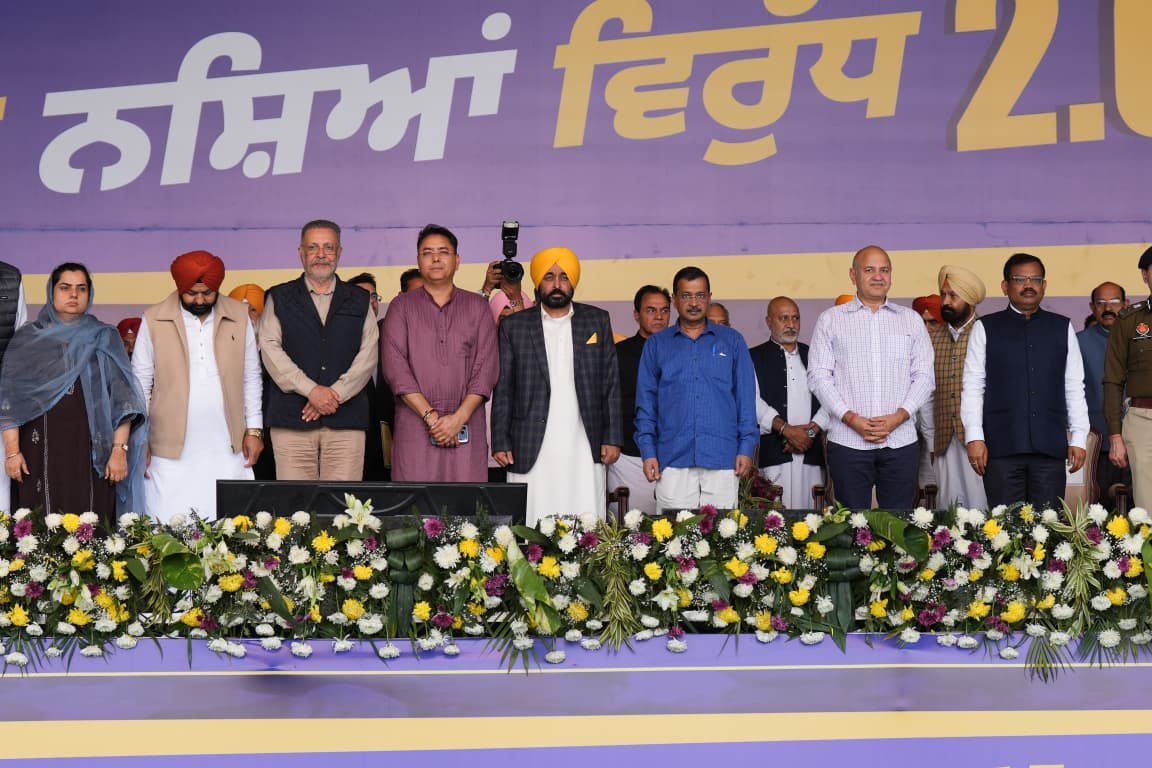 ਅਕਾਲੀ, ਭਾਜਪਾ ਅਤੇ ਕਾਂਗਰਸ ਨੇ ਪੰਜਾਬ ਨੂੰ ਨਸ਼ਿਆਂ ਦੀ ਦਲਦਲ ਵਿੱਚ ਧੱਕਿਆ, ਹੁਣ “ਆਮ ਆਦਮੀ ਪਾਰਟੀ’’ ਬਣਾ ਰਹੀ ਨਸ਼ਾ ਮੁਕਤ ਪੰਜਾਬ-ਕੇਜਰੀਵਾਲ