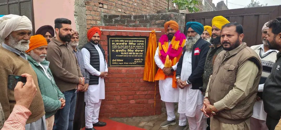 ਵਿਧਾਇਕ ਗੁਰਦੀਪ ਸਿੰਘ ਰੰਧਾਵਾ ਨੇ ਪਿੰਡ ਅਗਵਾਨ, ਕਾਦੀਆਂ ਗੁੱਜਰਾਂ, ਸ਼ਕਰੀ ਅਤੇ ਸ਼ਾਹਪੁਰ ਗੋਰਾਇਆ ਵਿਖੇ ਵਿਕਾਸ ਕਾਰਜਾਂ ਦਾ ਕੀਤਾ ਉਦਘਾਟਨ