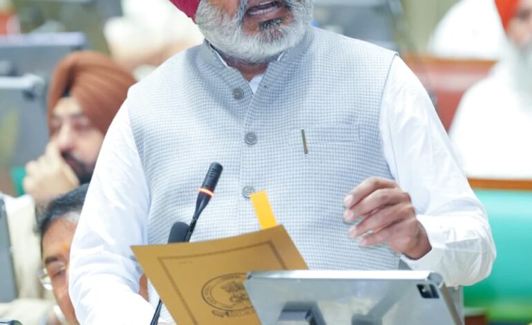 ਬਾਬੂ ਕਾਂਸ਼ੀ ਰਾਮ ਜੀ ਲਈ ਭਾਰਤ ਰਤਨ ਦੀ ਮੰਗ ਵਾਲਾ ਵਿੱਤ ਮੰਤਰੀ ਹਰਪਾਲ ਸਿੰਘ ਚੀਮਾ ਵੱਲੋਂ ਪੇਸ਼ ਮਤਾ ਵਿਧਾਨ ਸਭਾ ਦੁਆਰਾ  ਸਰਬਸੰਮਤੀ ਨਾਲ ਪਾਸ