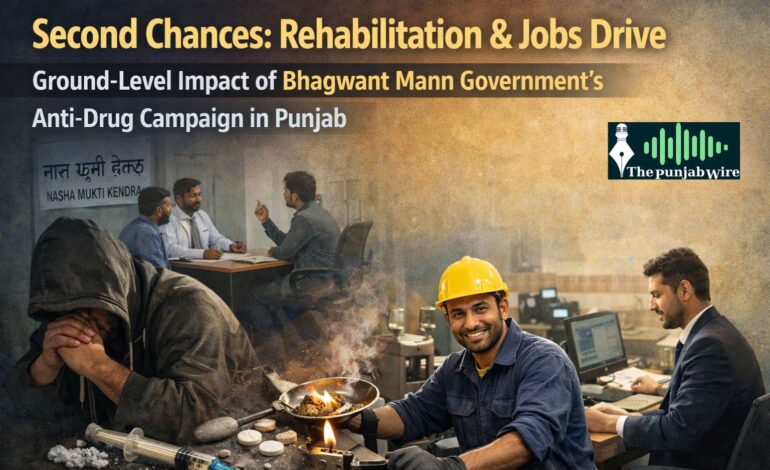 ਦੂਜਾ ਮੌਕਾ: ਭਗਵੰਤ ਮਾਨ ਸਰਕਾਰ ਵੱਲੋਂ ਮੁੜ ਵਸੇਬਾ ਅਤੇ ਰੋਜ਼ਗਾਰ ਵਿੱਚ ਸਹਾਇਤਾ ਦੇਣ ਨਾਲ ਨਸ਼ਾ ਵਿਰੋਧੀ ਮੁਹਿੰਮ ਦੇ ਮਹੱਤਵਪੂਰਨ ਨਤੀਜੇ ਆਏ ਸਾਹਮਣੇ