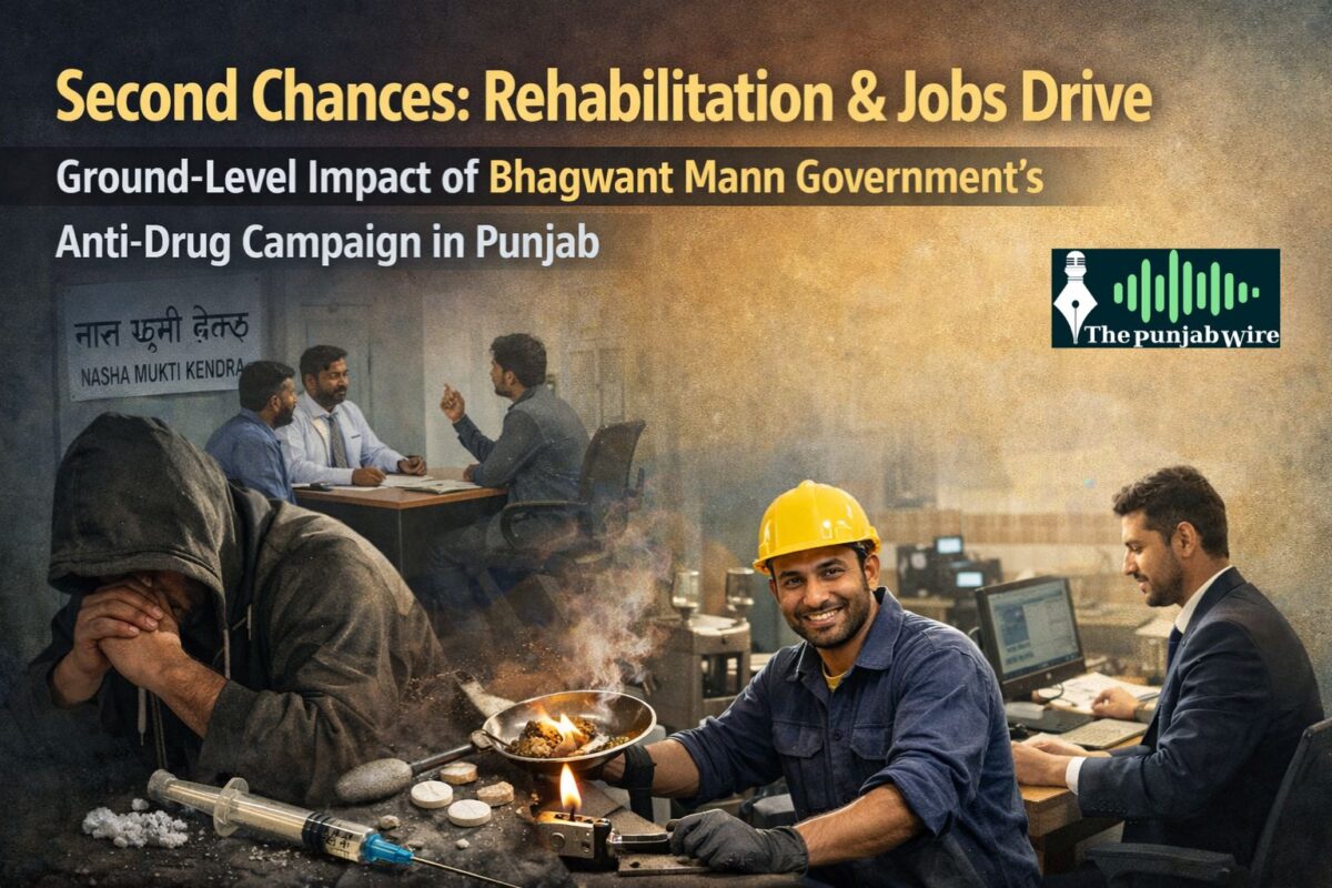 ਦੂਜਾ ਮੌਕਾ: ਭਗਵੰਤ ਮਾਨ ਸਰਕਾਰ ਵੱਲੋਂ ਮੁੜ ਵਸੇਬਾ ਅਤੇ ਰੋਜ਼ਗਾਰ ਵਿੱਚ ਸਹਾਇਤਾ ਦੇਣ ਨਾਲ ਨਸ਼ਾ ਵਿਰੋਧੀ ਮੁਹਿੰਮ ਦੇ ਮਹੱਤਵਪੂਰਨ ਨਤੀਜੇ ਆਏ ਸਾਹਮਣੇ
