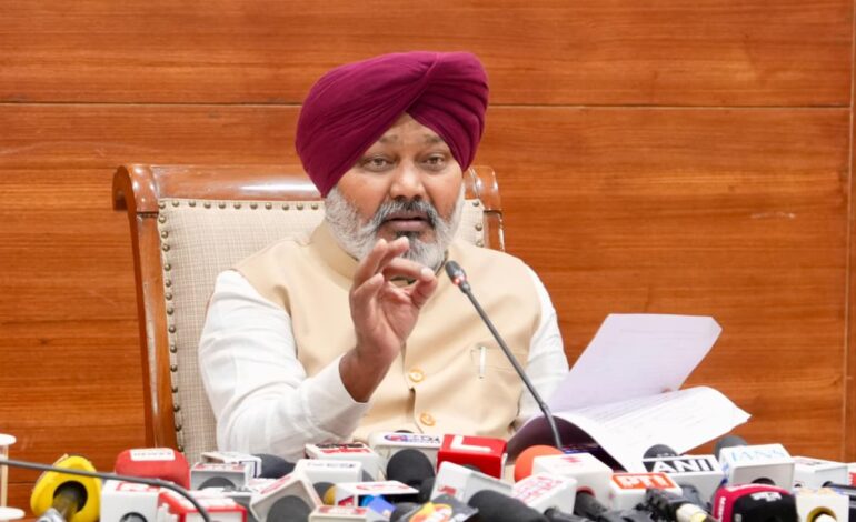 ‘ਆਪ’ ਸਰਕਾਰ ਅਧੀਨ ਪੰਜਾਬ ਮਾਲੀਆ ਵਿਕਾਸ ਵਿੱਚ ਚੋਟੀ ਦੇ 3 ਸੂਬਿਆਂ ਵਿੱਚ ਸ਼ਾਮਲ, ਆਪਣਾ ਕਰ ਮਾਲੀਆ ਵਧ ਕੇ 57,919 ਕਰੋੜ ਰੁਪਏ ਹੋਇਆ: ਹਰਪਾਲ ਸਿੰਘ ਚੀਮਾ