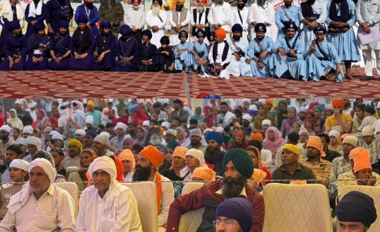 ਧਮਤਾਨ ਸਾਹਿਬ ਵਿਖੇ ਹੋਲੇ-ਮਹੱਲੇ ਦੇ ਦਿਹਾੜੇ ਮੌਕੇ ਸਿੱਖ ਜੰਗਜੂ ਕਲਾ ਦੇ ਮੁਕਾਬਲੇ ਕਰਵਾਏ