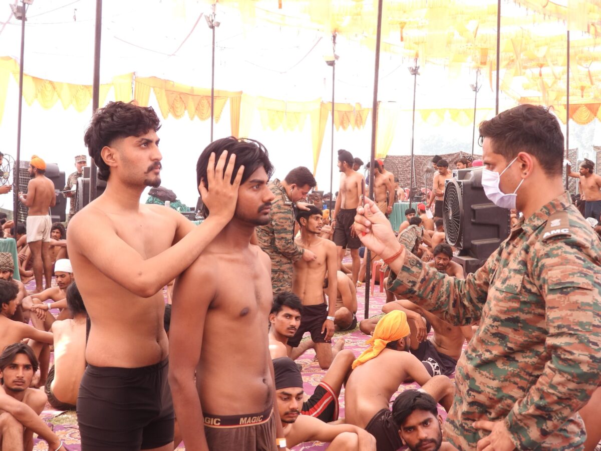 ਗੁਰਦਾਸਪੁਰ ਵਿੱਚ ਭਾਰਤੀ ਫੌਜ ਭਰਤੀ ਰੈਲੀ ਦੇ ਦੂਜੇ ਦਿਨ 900 ਉਮੀਦਵਾਰਾਂ ਨੇ ਫਿਜ਼ਿਕਲ ਫਿਟਨੈੱਸ ਟੈਸਟ ਵਿੱਚ ਭਾਗ ਲਿਆ