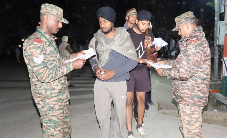 ਗੁਰਦਾਸਪੁਰ ਭਰਤੀ ਰੈਲੀ ਦਾ ਪੰਜਵੇਂ ਦਿਨ