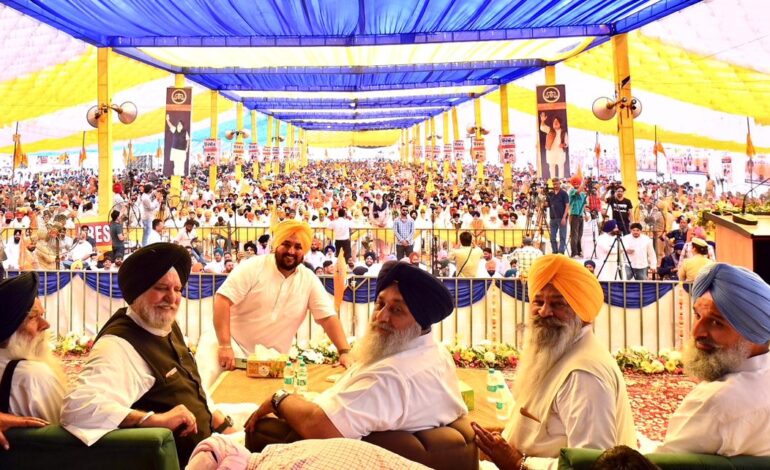 ਅਕਾਲੀ ਦਲ ਲਈ ਇਹ ਮਾਣ ਵਾਲੀ ਗੱਲ ਕਿ ਜਿਹੜਾ ਵਿਕਾਸ ਅਸੀਂ ਕੀਤਾ, ਆਪ ਸਰਕਾਰ ਉਹ ਪੰਜਾਬ ਨਿਵੇਸ਼ ਸੰਮੇਲਨ ’ਚ ਵਿਖਾ ਰਹੀ ਹੈ: ਸੁਖਬੀਰ ਸਿੰਘ ਬਾਦਲ