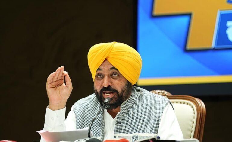 ਪੰਜਾਬ ਵੱਲੋਂ ਰਾਜਸਥਾਨ ਸਰਕਾਰ ਪਾਸੋਂ ਦਹਾਕਿਆਂ ਤੋਂ ਪਾਣੀ ਦੀ ਵਰਤੋਂ ਦਾ 1.44 ਲੱਖ ਕਰੋੜ ਰੁਪਏ ਦਾ ਬਕਾਇਆ ਵਸੂਲਿਆ ਜਾਵੇਗਾ-ਮੁੱਖ ਮੰਤਰੀ ਭਗਵੰਤ ਸਿੰਘ ਮਾਨ