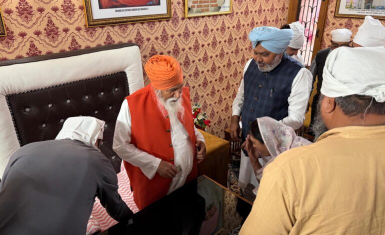 ਸ੍ਰੀ ਗੁਰੂ ਰਵਿਦਾਸ ਬਾਣੀ ਅਧਿਐਨ ਸੈਂਟਰ ਦੀ ਉਸਾਰੀ ਜਲਦ ਸ਼ੁਰੂ ਹੋਵੇਗੀ: ਹਰਪਾਲ ਸਿੰਘ ਚੀਮਾ