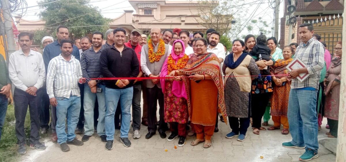 ਵਿਧਾਇਕਾ ਅਰੁਣਾ ਚੌਧਰੀ ਨੇ ਵੱਖ ਵੱਖ ਵਾਰਡਾਂ ਵਿੱਚ 1.57ਕਰੋੜ ਦੀ ਲਾਗਤ ਨਾਲ ਬਣਨ ਵਾਲੀਆਂ ਗਲੀਆਂ ਤੇ ਹੋਰਨਾਂ ਕੰਮਾਂ ਦਾ ਕੀਤਾ ਉਦਘਾਟਨ