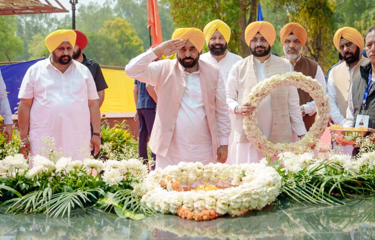 ਸ਼ਹੀਦ-ਏ-ਆਜ਼ਮ ਭਗਤ ਸਿੰਘ, ਰਾਜਗੁਰੂ ਅਤੇ ਸੁਖਦੇਵ ਨੂੰ ‘ਭਾਰਤ ਰਤਨ’ ਦਿੱਤੇ ਜਾਣ ਦੀ ਮੰਗ ਕੀਤੀ ਸੀ ਪਰ ਭਾਜਪਾ ਸਰਕਾਰ ਨੇ ਨਹੀਂ ਮੰਨੀ: ਮੁੱਖ ਮੰਤਰੀ ਭਗਵੰਤ ਸਿੰਘ ਮਾਨ