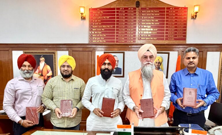 ਸਪੀਕਰ ਕੁਲਤਾਰ ਸਿੰਘ ਸੰਧਵਾਂ ਵੱਲੋਂ ਪੰਜਾਬ ਵਿਧਾਨ ਸਭਾ ਡਾਇਰੀ-2026 ਦਾ ਉਦਘਾਟਨ