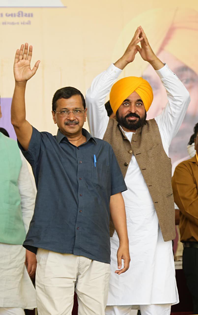 ਭਾਜਪਾ ਦੇ ਜ਼ੁਲਮ ਵਿਰੁੱਧ ‘ਆਪ’ ਨਾਲ ਪੂਰਾ ਗੁਜਰਾਤ, ਹੋਣ ਜਾ ਰਿਹਾ ਹੈ ਬਦਲਾਅ – ਕੇਜਰੀਵਾਲ