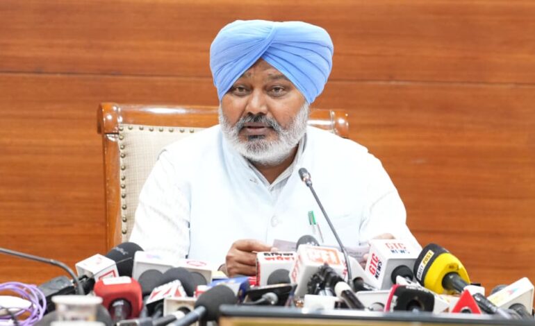 ਪੰਜਾਬ ਦੇ ਹੋਸਪਿਟੈਲਿਟੀ ਖੋਤਰ ਵਿੱਚ 200 ਕਰੋੜ ਰੁਪਏ ਦੇ ਟਰਨਓਵਰ ਛੁਪਾਉਣ ਦਾ ਪਰਦਾਫਾਸ਼, ਡਾਟਾ-ਆਧਾਰਿਤ ਜਾਂਚ ਰਾਹੀਂ ਕਾਰਵਾਈ ਤੇਜ਼: ਹਰਪਾਲ ਸਿੰਘ ਚੀਮਾ