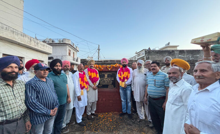 ਵਿਧਾਇਕ ਪਾਹੜਾ ਨੇ ਵਾਰਡ ਨੰਬਰ 28 ਬਾਬੋਵਾਲ ਵਿੱਚ ਕੀਤਾ ਵਿਕਾਸ ਕਾਰਜਾਂ ਦਾ ਉਦਘਾਟਨ