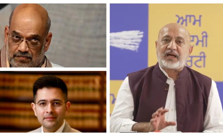 ‘ਆਪ’ ਦਾ ਦੋਸ਼: ਅਮਿਤ ਸ਼ਾਹ ਨੇ ਰਚੀ ਪਾਰਟੀ ਤੋੜਨ ਦੀ ਸਾਜ਼ਿਸ਼, ਰਾਘਵ ਚੱਢਾ ਰਾਹੀਂ ਬਣਵਾਈ ਨਵੀਂ ਪਾਰਟੀ