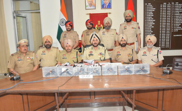 ਹਥਿਆਰ ਤਸਕਰੀ ਮਾਡਿਊਲ ਦਾ ਪਰਦਾਫਾਸ਼; ਨਾਬਾਲਗ ਸਮੇਤ ਚਾਰ ਵਿਅਕਤੀ 7 ਪਿਸਤੌਲਾਂ ਸਣੇ ਗ੍ਰਿਫ਼ਤਾਰ